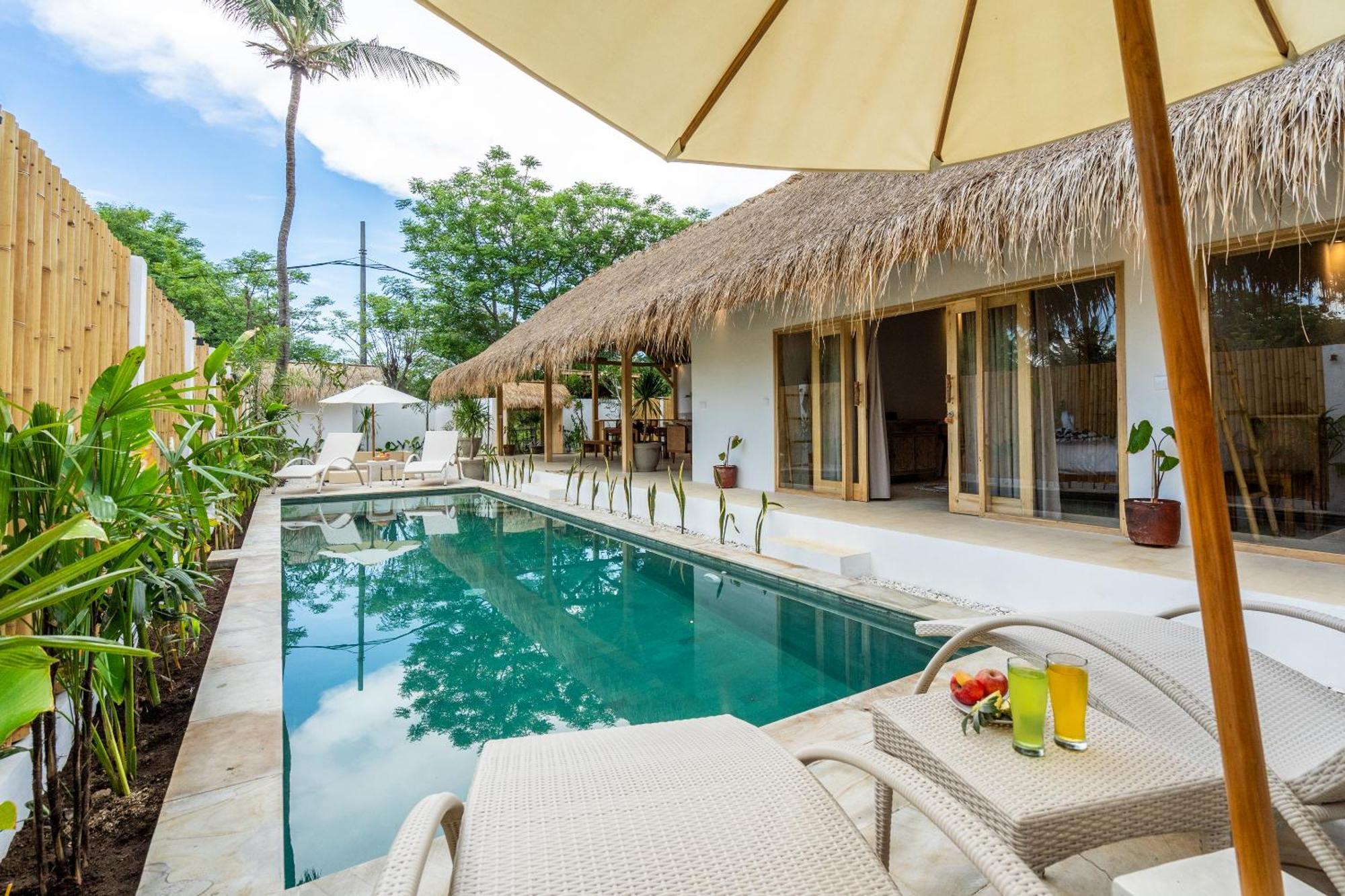 Villa Kelapa Kucing Gili Air Exterior foto