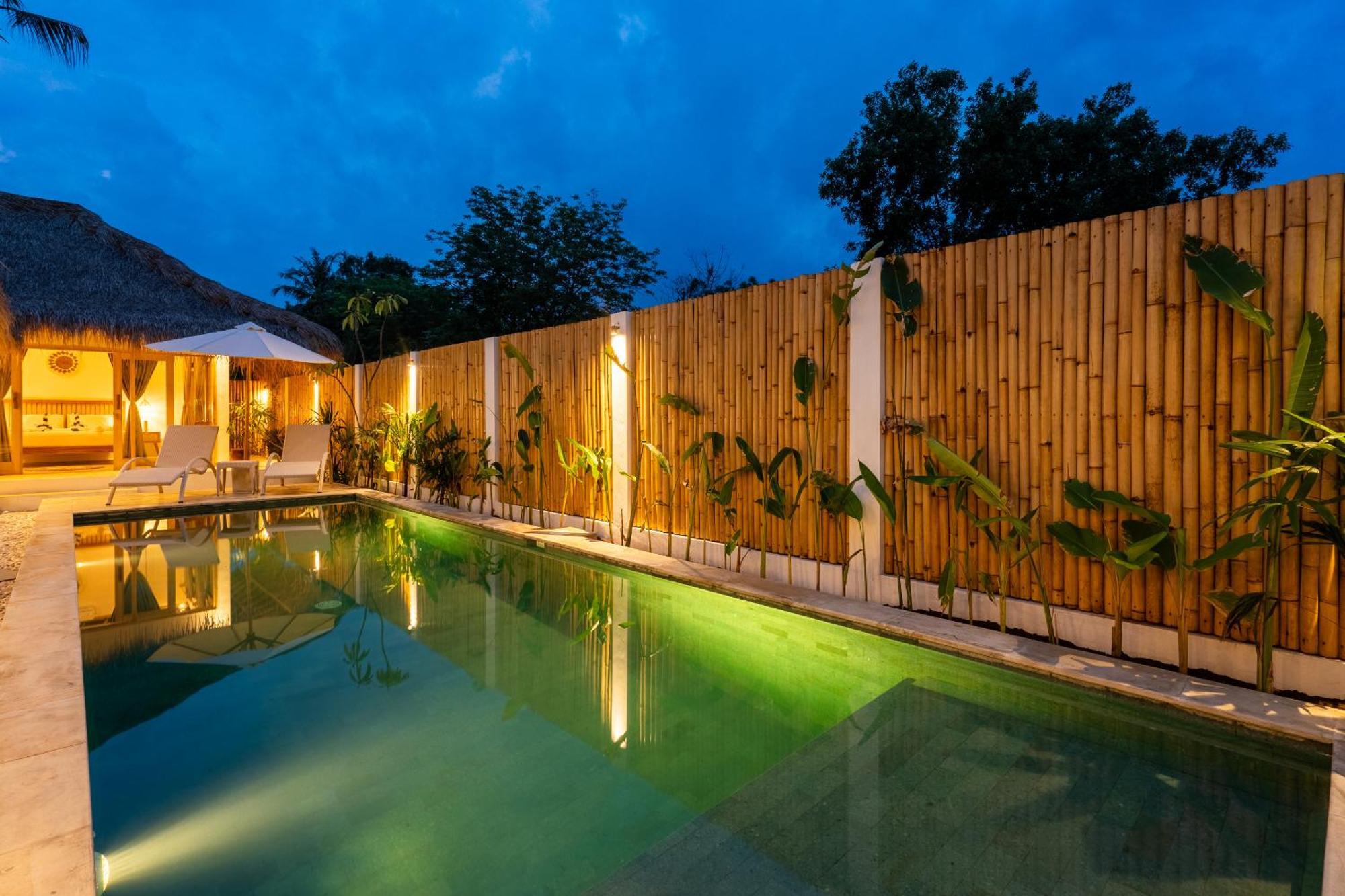 Villa Kelapa Kucing Gili Air Exterior foto