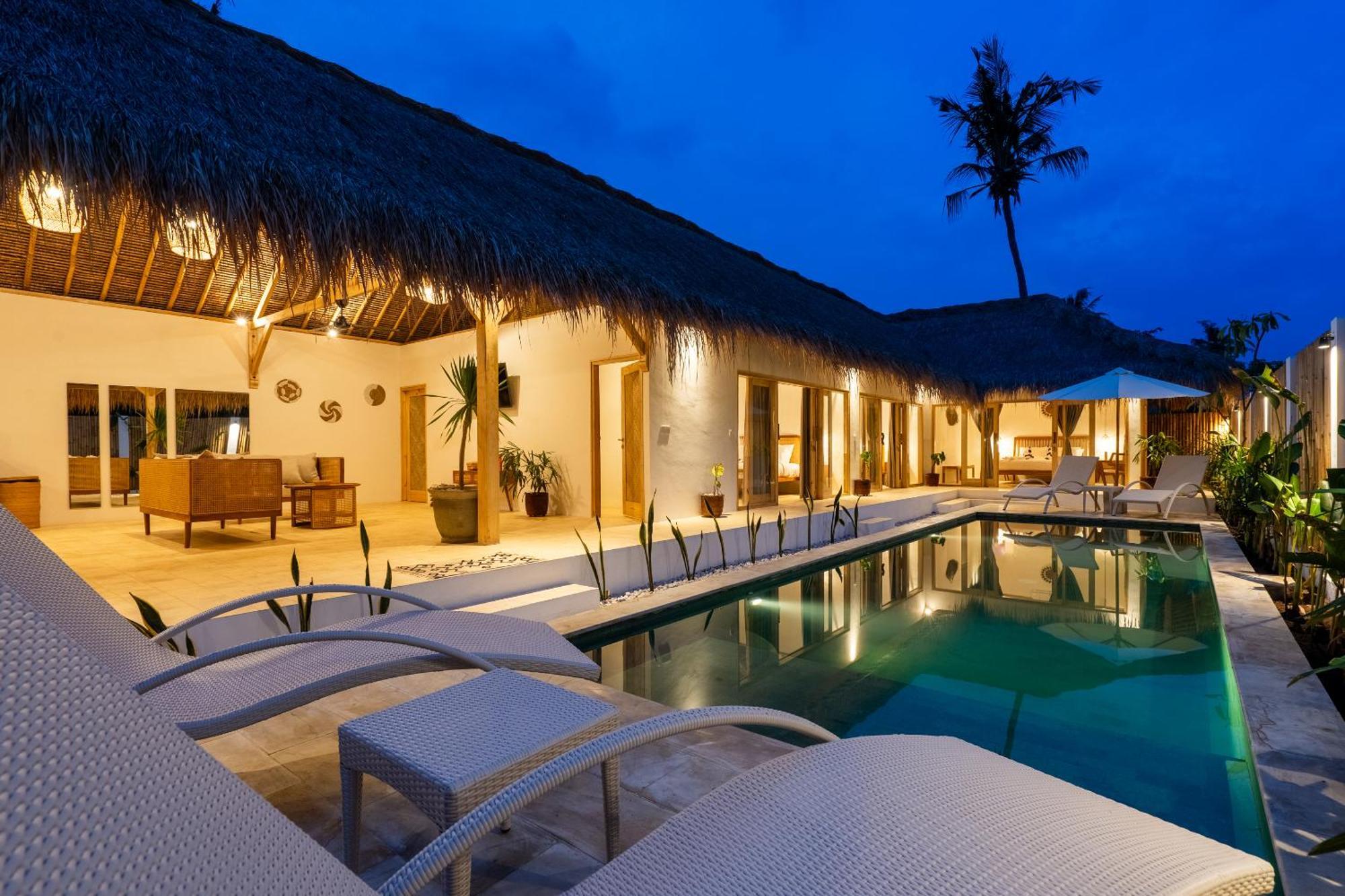 Villa Kelapa Kucing Gili Air Exterior foto