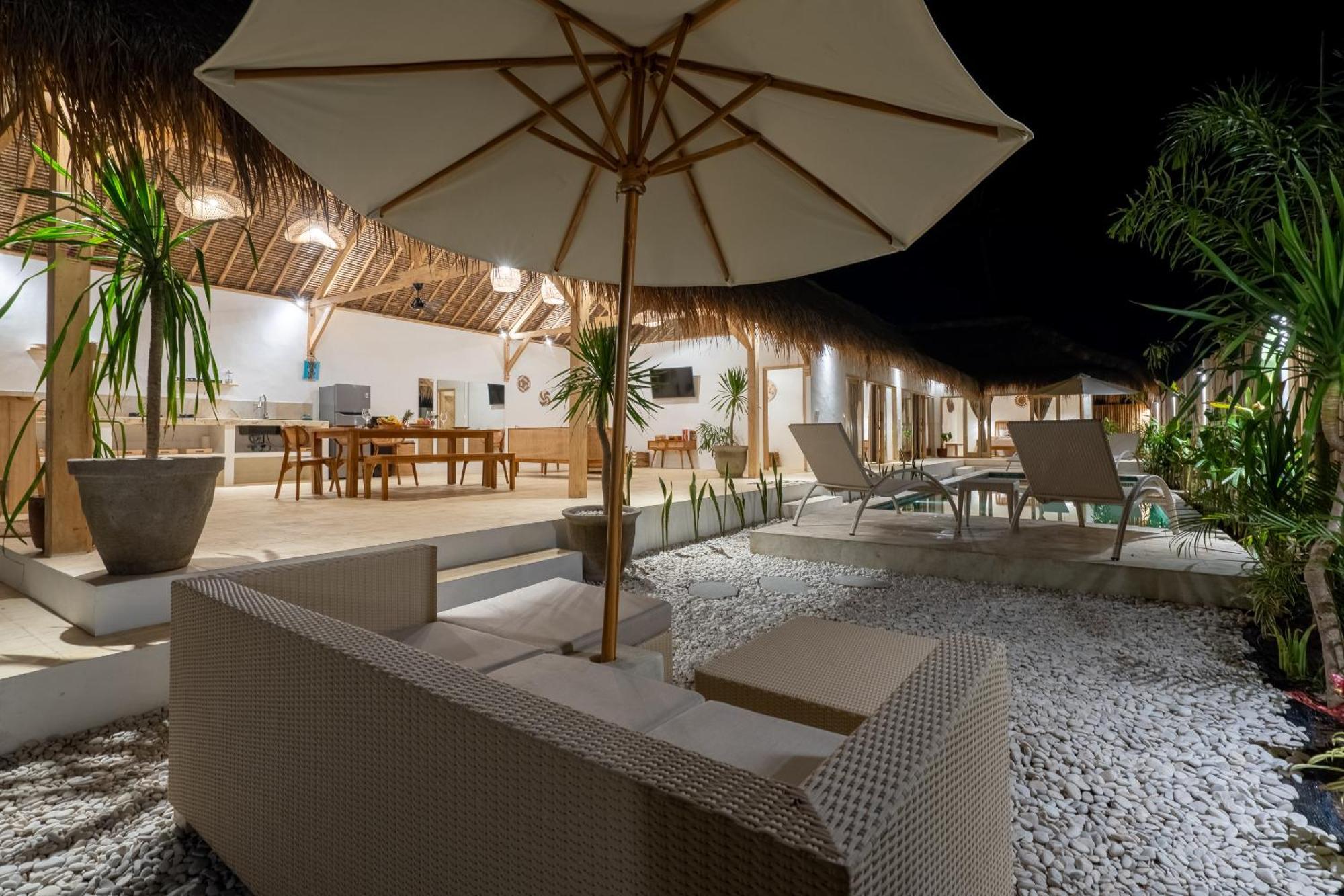 Villa Kelapa Kucing Gili Air Exterior foto