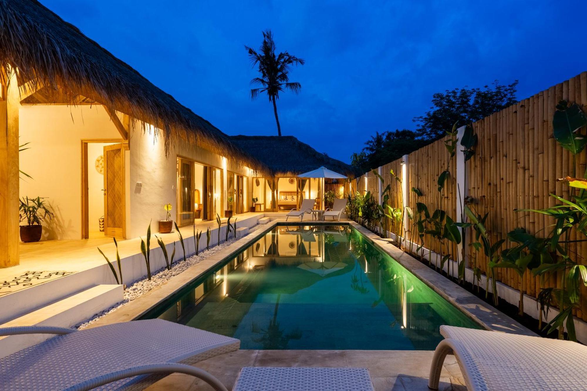 Villa Kelapa Kucing Gili Air Exterior foto